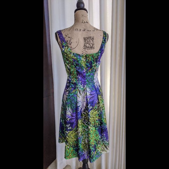 Nine West Jacquard Fit and Flare dress - Picture 2 of 5